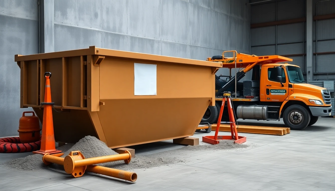 Concrete Dumpster Rental